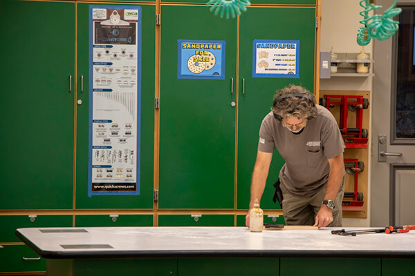 Woodworking instructor