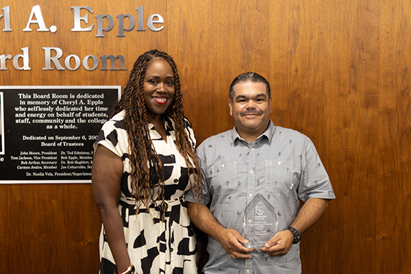 Dr. Dawn Green and Jorge Cueva