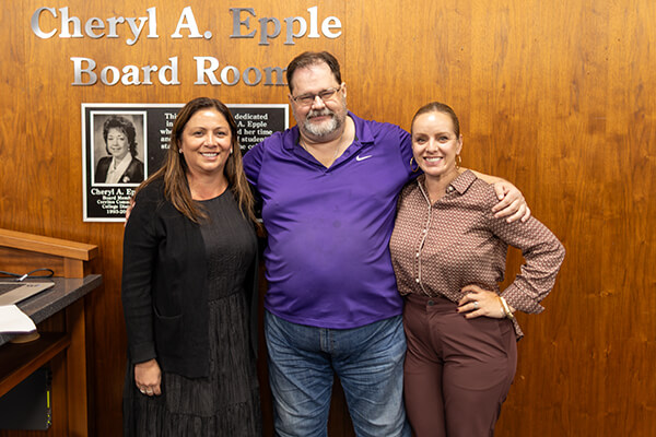 Yvette Tafoya, Paul Badzey, and Laura Estrada