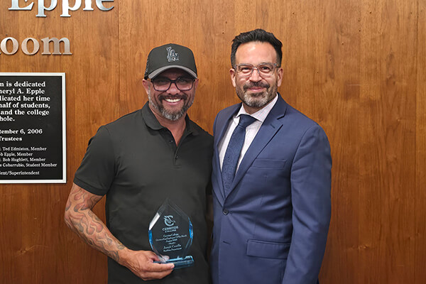 Joseph Carrillo and Dr. Jose Fierro