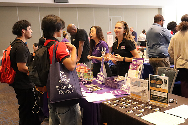 University Fair attendees and reps
