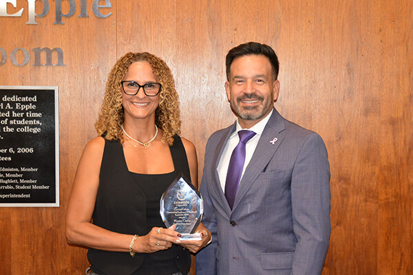 Monica Castro and Dr. Jose Fierro