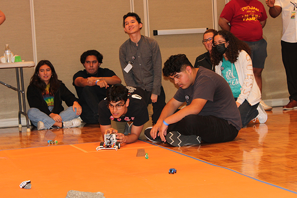 NCAS students in the rover competition