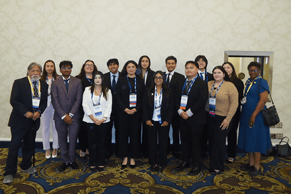 Cerritos College FBLA students at the conference