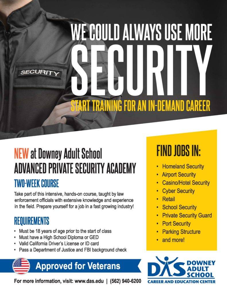 Security flyer