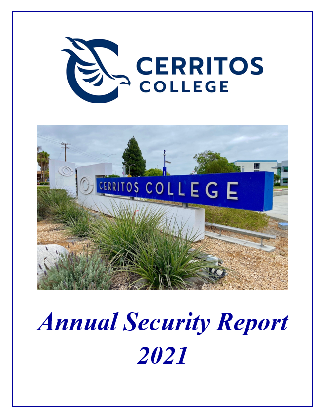 2021 Annual Security Report Cover