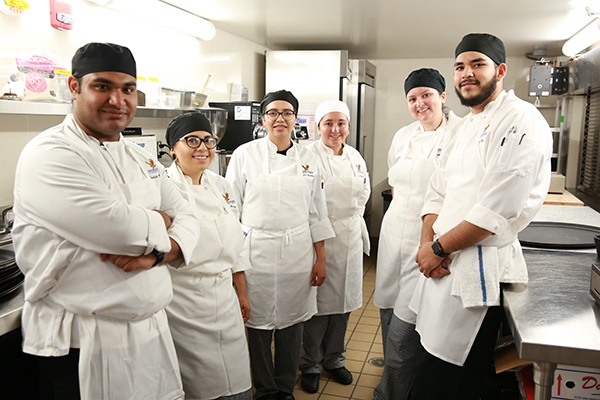 Culinary arts students