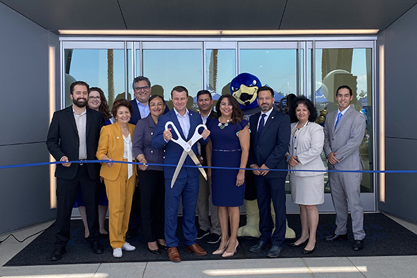 Performing Arts Center ribbon cutting