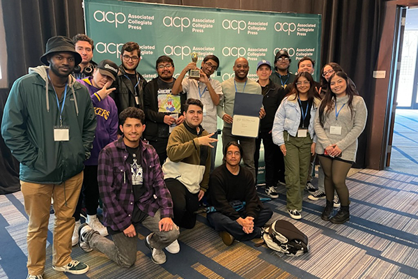 Talon Marks team at the conference