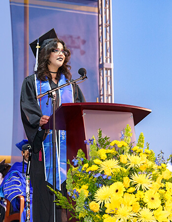 Student Speaker Annie Gutierrez