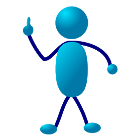 silhouette of blue abstract body