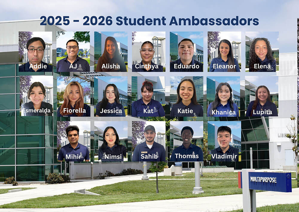 Collage of Student Ambassadors