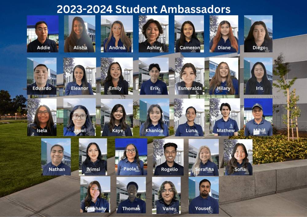 Collage of Student Ambassadors