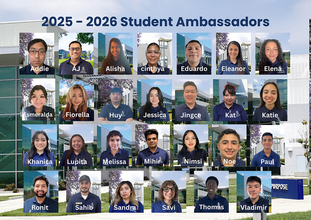Collage of Student Ambassadors