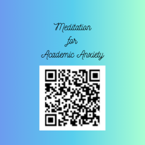 QR Code for Meditation Zoom Link