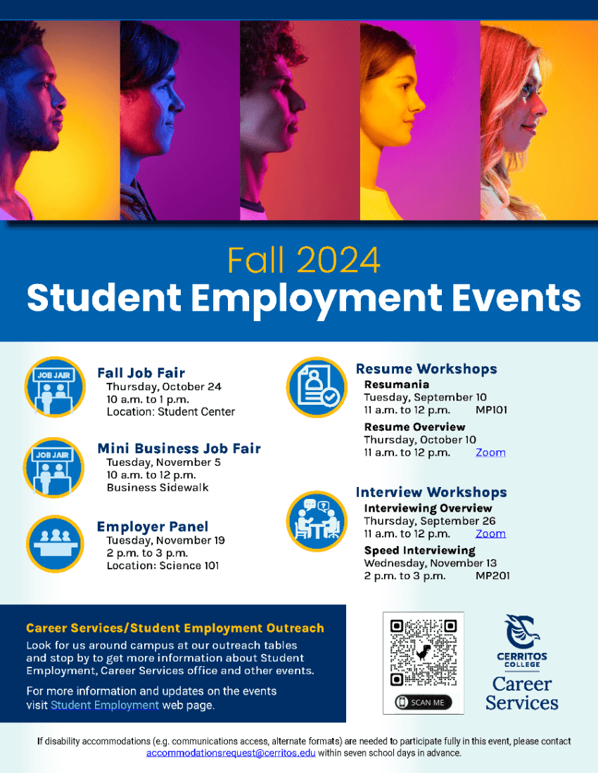 Student Employment Resources - Cerritos College