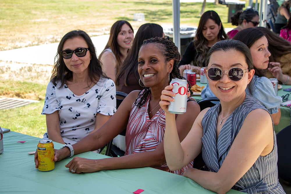 Cerritos College Staff at a lunch event