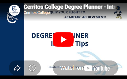 YouTube video screenshot of Degree Planner video