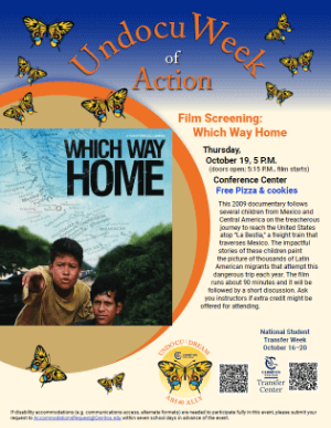 Week of Action: Which Way Home Flyer