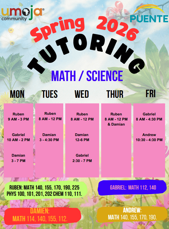 Math/Science Tutor Hours