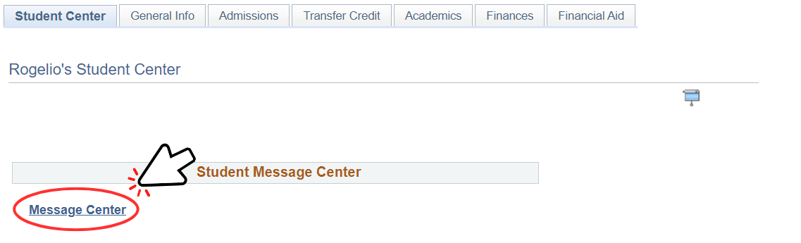 Message Center