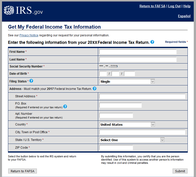 IRS Data