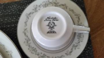 Noritake Five Piece China Set - Cup and Saucer