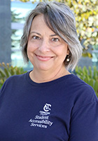 Elizabeth Page wearing a blue SAS shirt