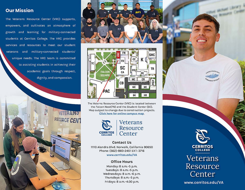 Veteran Resource Center Brochure Front Cover