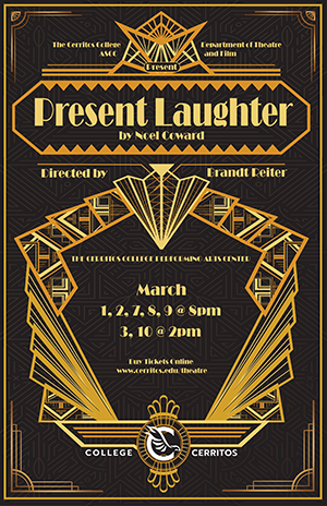 Present laughter poster