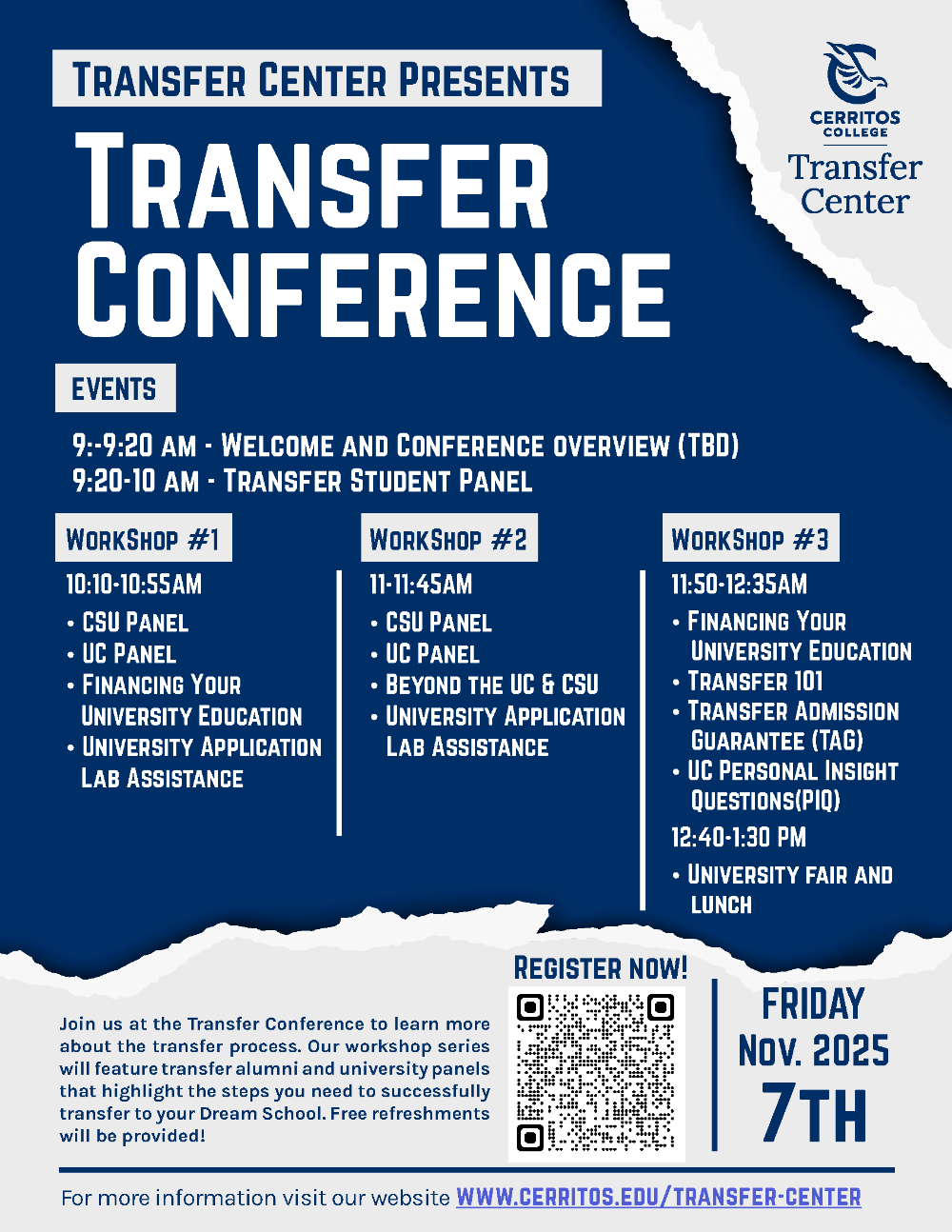 Transfer Conference Information