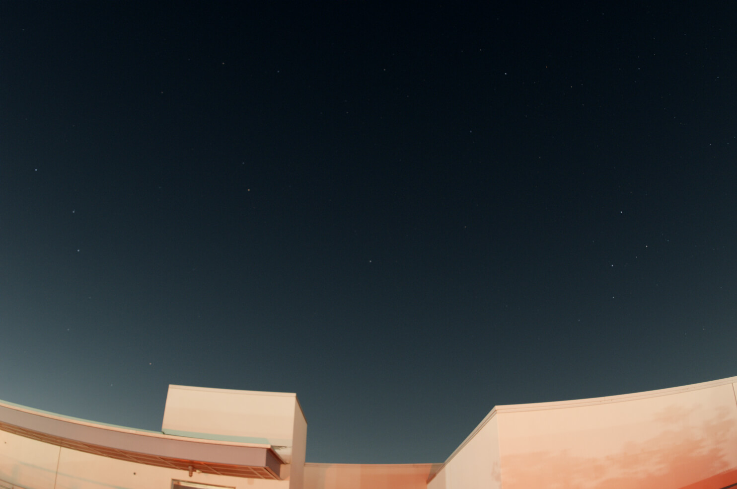 September sky looking north stars only