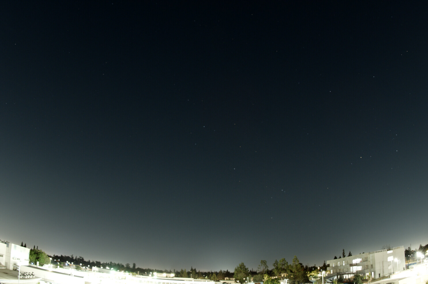 September sky looking south stars only