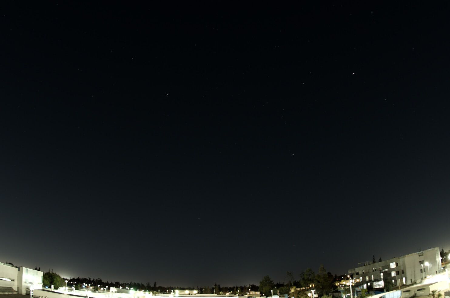 November sky looking south stars only