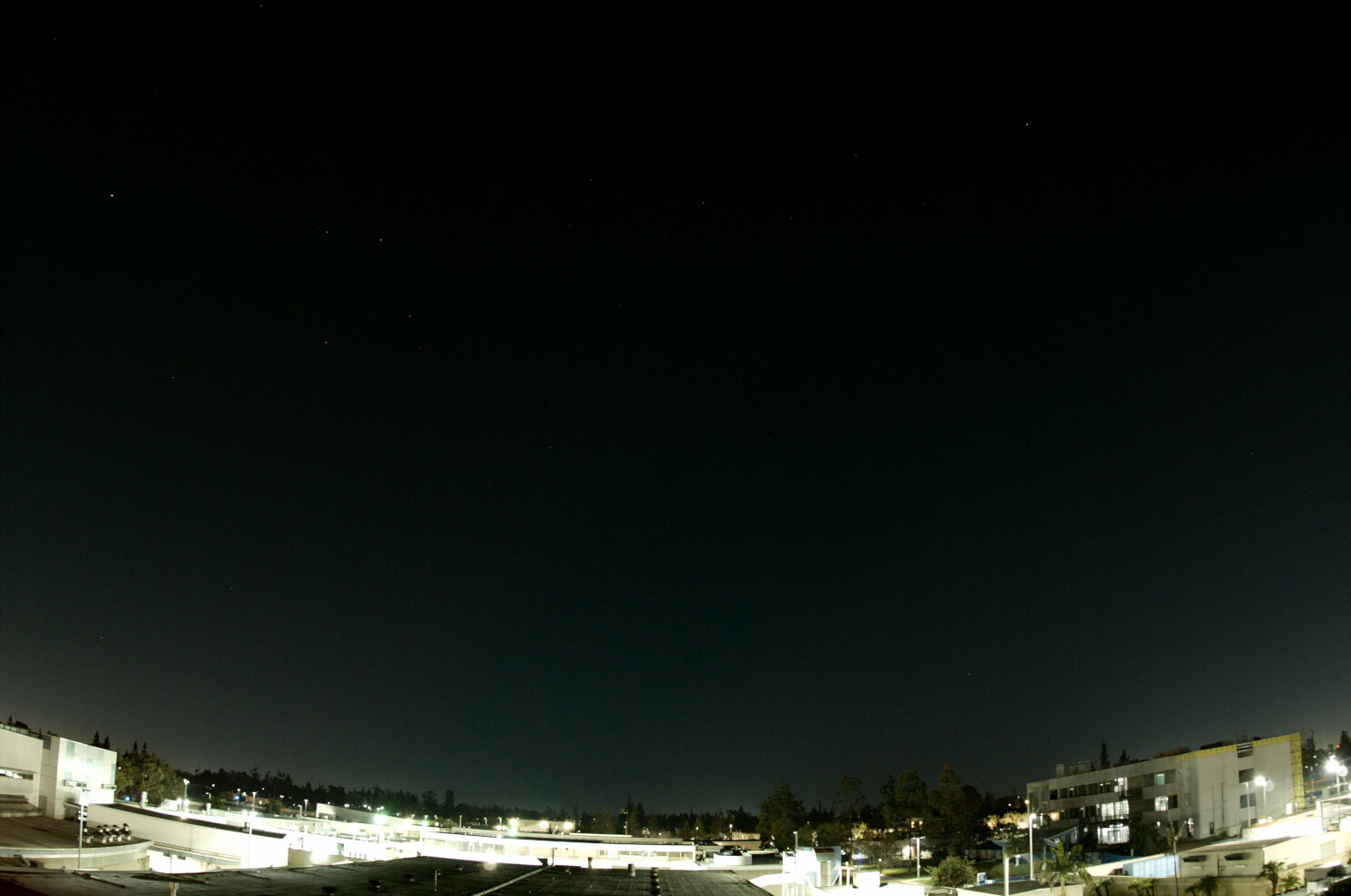 May sky looking south stars only